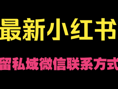 小红书私聊怎么留联系方式？怎么留电话不违规？